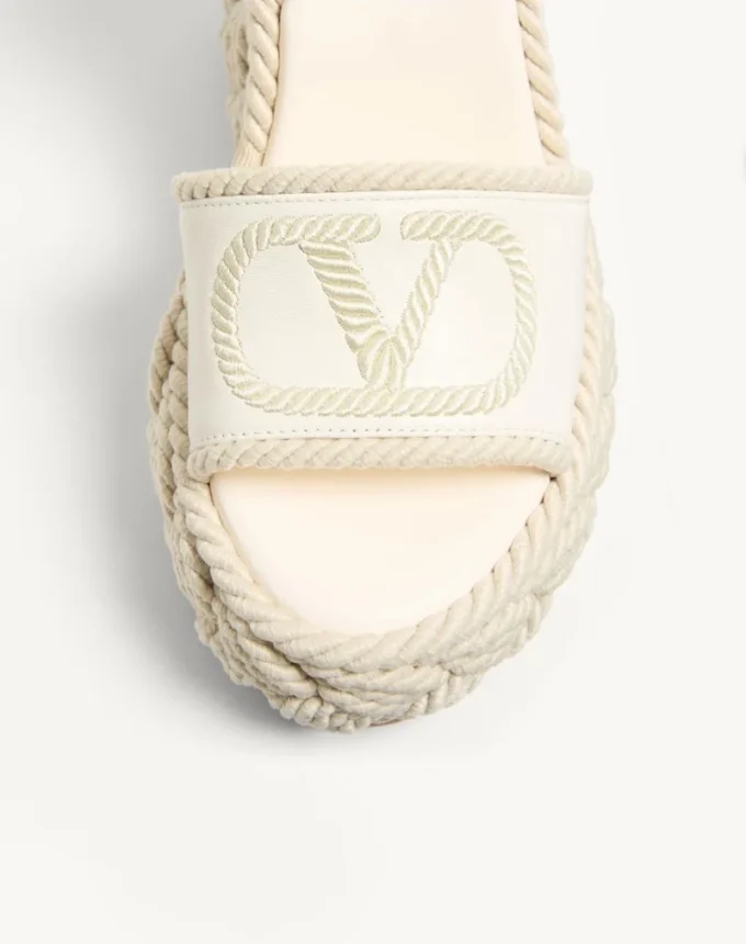 Sandalias con cuña Vlogo Torchon en napa de 130 mm Sandalias con cuña Vlogo Torchon en napa de 130 mm