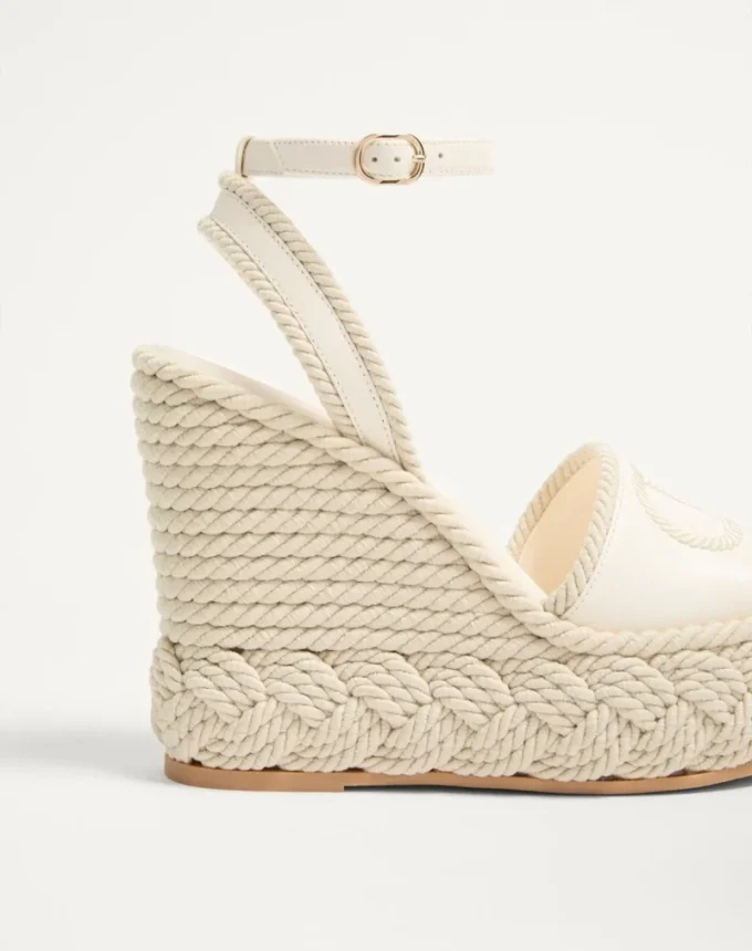 Sandalias con cuña Vlogo Torchon en napa de 130 mm Sandalias con cuña Vlogo Torchon en napa de 130 mm