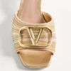 Sandalias con cuña y logotipo metálico bordado Cornely de 60 mm Sandalias con cuña y logotipo metálico bordado Cornely de 60 mm