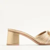 Sandalias con cuña y logotipo metálico bordado Cornely de 60 mm Sandalias con cuña y logotipo metálico bordado Cornely de 60 mm