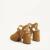 Sandalias con plataforma Fawcette de piel crustada de 100 mm Sandalias con plataforma Fawcette de piel crustada de 100 mm