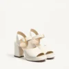 Sandalias con plataforma Fawcette en piel de becerro pulida 100 mm Sandalias con plataforma Fawcette en piel de becerro pulida 100 mm
