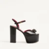 Sandalias con plataforma Panthea en piel de cabrito de 125 mm Sandalias con plataforma Panthea en piel de cabrito de 125 mm