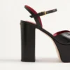 Sandalias con plataforma Panthea en piel de cabrito de 125 mm Sandalias con plataforma Panthea en piel de cabrito de 125 mm