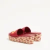 Sandalias de cuña de rafia Bribri con bordado floral de 65 mm Sandalias de cuña de rafia Bribri con bordado floral de 65 mm