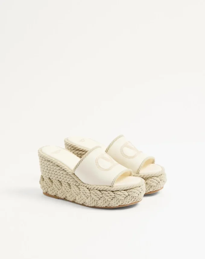Sandalias de cuña Vlogo Torchon en napa de 100 mm Sandalias de cuña Vlogo Torchon en napa de 100 mm