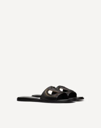Sandalias de piel de becerro con corte Vlogo