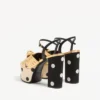 Sandalias de plataforma Crasher con bordado Plus de Pois de 125 mm