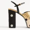 Sandalias de plataforma Crasher con bordado Plus de Pois de 125 mm