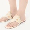 Sandalias de tiras de piel de cabra Plaster Caster Sandalias de tiras de piel de cabra Plaster Caster