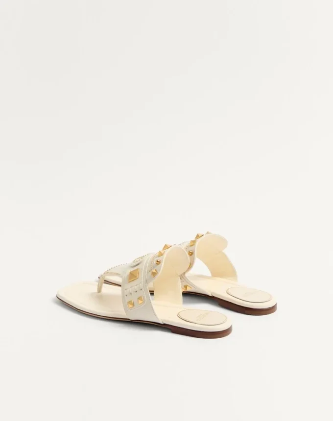Sandalias de tiras de piel de cabra Plaster Caster Sandalias de tiras de piel de cabra Plaster Caster
