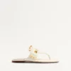 Sandalias de tiras de piel de cabra Plaster Caster Sandalias de tiras de piel de cabra Plaster Caster