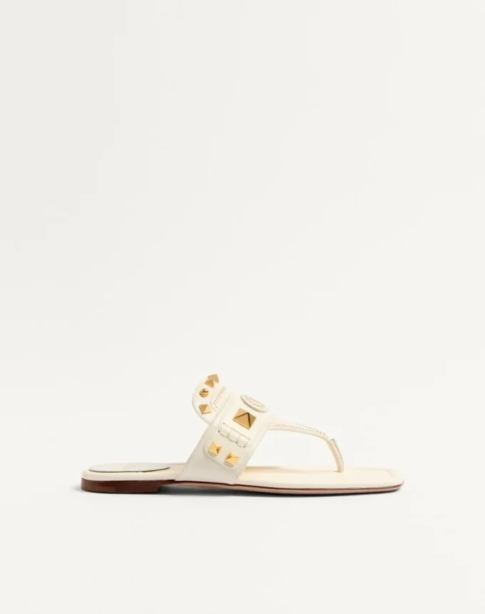 Sandalias de tiras de piel de cabra Plaster Caster Sandalias de tiras de piel de cabra Plaster Caster