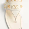 Sandalias de tiras de piel de cabra Plaster Caster Sandalias de tiras de piel de cabra Plaster Caster