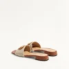 Sandalias deslizantes Vlogo Signature de lona de 20 mm Sandalias deslizantes Vlogo Signature de lona de 20 mm