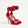 Sandalias Drip Rose de piel de cabrito con cristales de 105 mm Sandalias Drip Rose de piel de cabrito con cristales de 105 mm