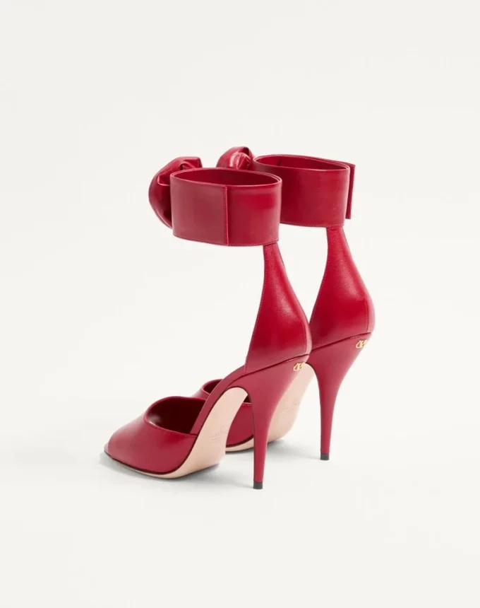 Sandalias Drip Rose de piel de cabrito con cristales de 105 mm Sandalias Drip Rose de piel de cabrito con cristales de 105 mm