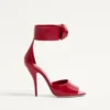 Sandalias Drip Rose de piel de cabrito con cristales de 105 mm Sandalias Drip Rose de piel de cabrito con cristales de 105 mm