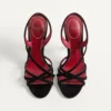 Sandalias Fetishique de terciopelo de 105 mm Sandalias Fetishique de terciopelo de 105 mm