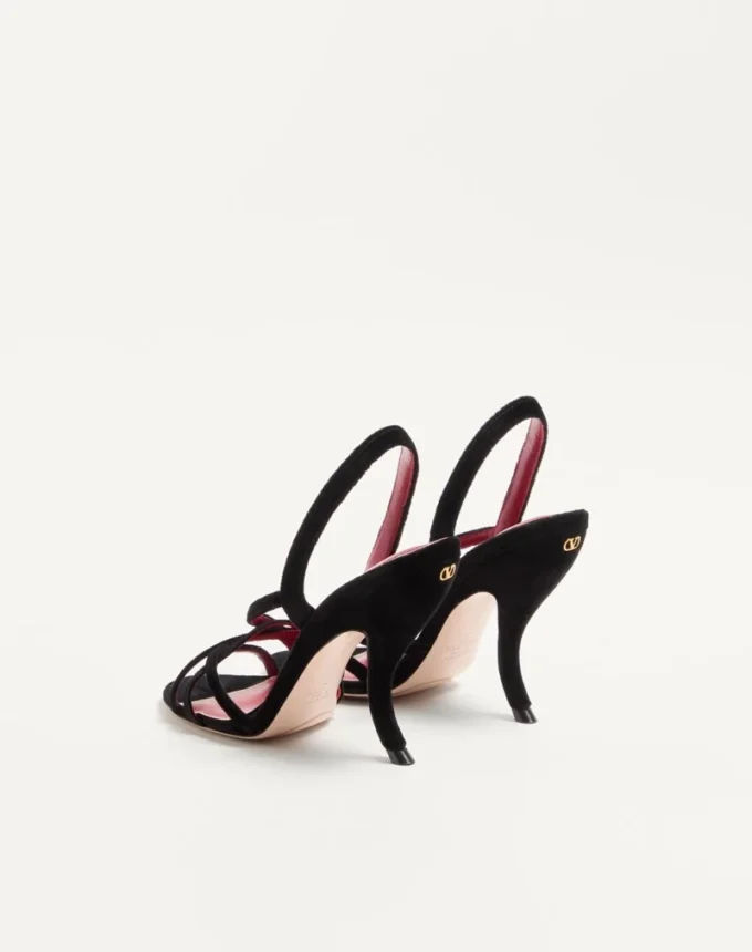 Sandalias Fetishique de terciopelo de 105 mm Sandalias Fetishique de terciopelo de 105 mm