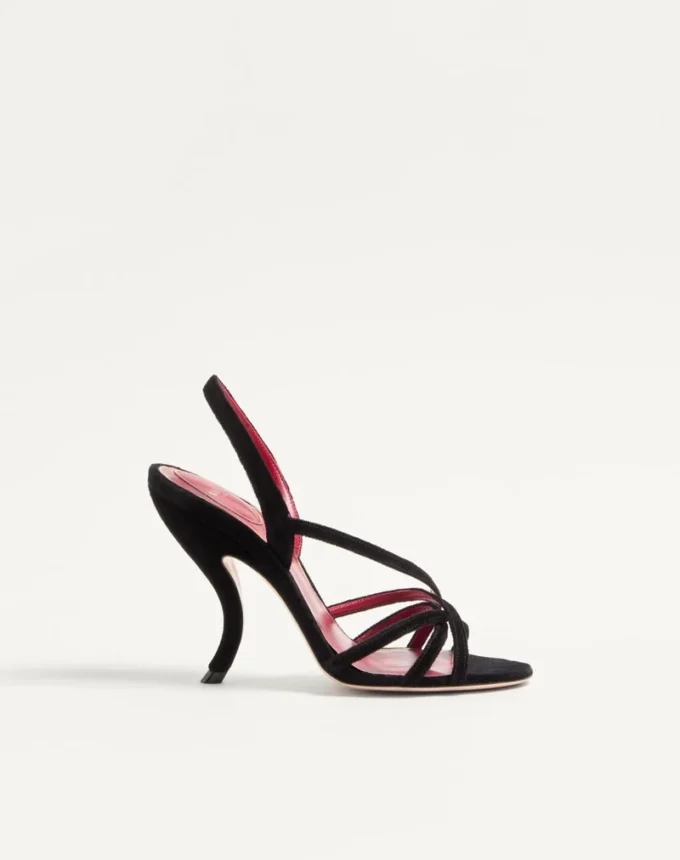 Sandalias Fetishique de terciopelo de 105 mm Sandalias Fetishique de terciopelo de 105 mm