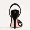 Sandalias Fetishique de terciopelo de 105 mm Sandalias Fetishique de terciopelo de 105 mm