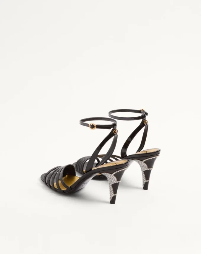 Sandalias Ladycrush de charol con cristales de 85 mm Sandalias Ladycrush de charol con cristales de 85 mm