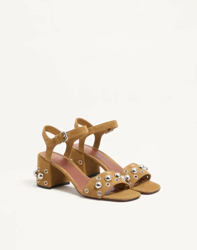 Sandalias Nellcôte de piel crust 60 mm Sandalias Nellcôte de piel crust 60 mm