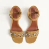 Sandalias Nellcôte de piel crust 60 mm Sandalias Nellcôte de piel crust 60 mm