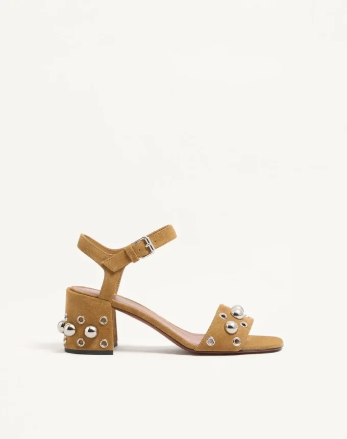 Sandalias Nellcôte de piel crust 60 mm Sandalias Nellcôte de piel crust 60 mm