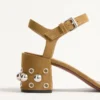 Sandalias Nellcôte de piel crust 60 mm Sandalias Nellcôte de piel crust 60 mm