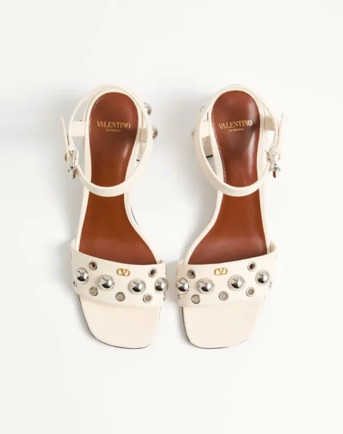 Sandalias Nellcôte en piel de becerro granulada 60 mm Sandalias Nellcôte en piel de becerro granulada 60 mm