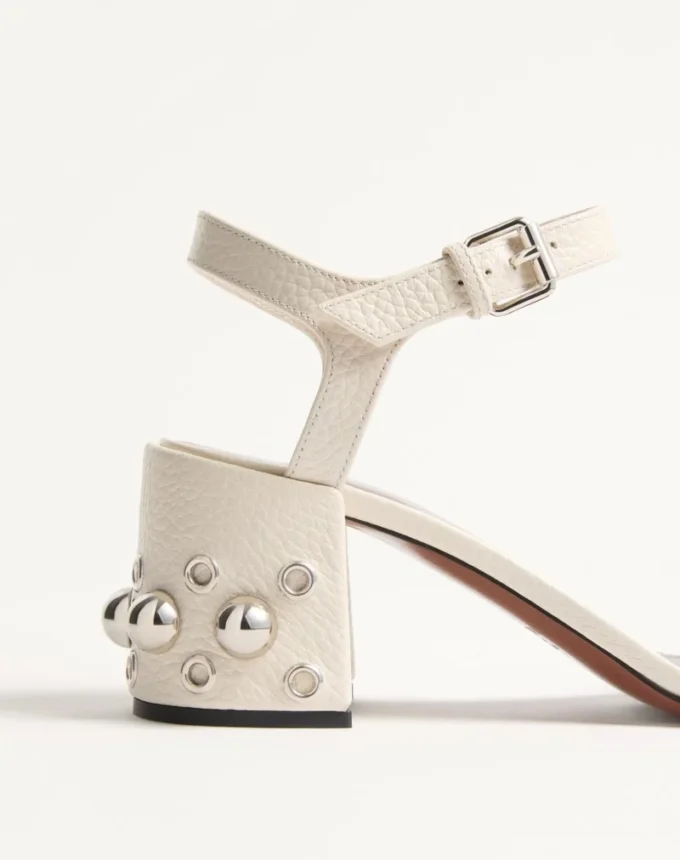 Sandalias Nellcôte en piel de becerro granulada 60 mm Sandalias Nellcôte en piel de becerro granulada 60 mm