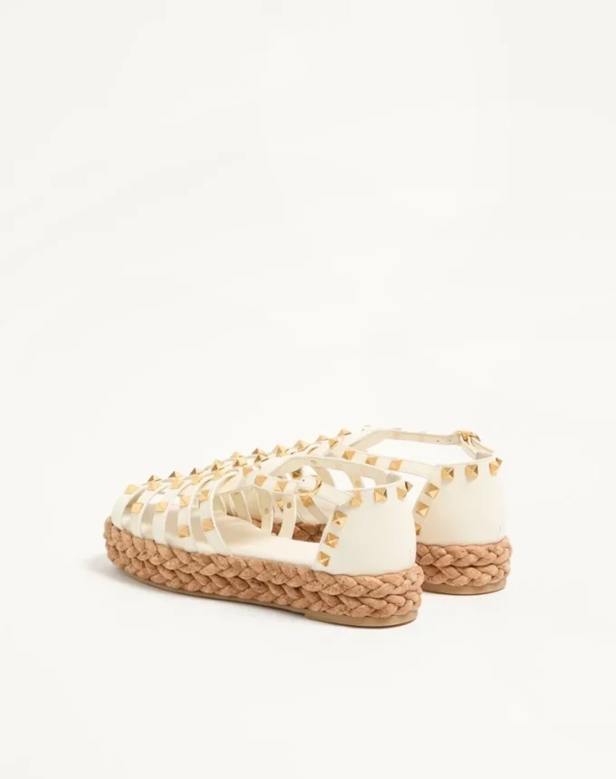Sandalias Rockstud Fishermen de piel de becerro de 30 mm Sandalias Rockstud Fishermen de piel de becerro de 30 mm