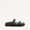 Sandalias Rockstud Slide en piel de becerro 20 mm