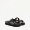 Sandalias Rockstud Slide en piel de becerro 20 mm