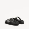 Sandalias Rockstud Slide en piel de becerro 20 mm