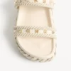 Sandalias Rockstud Slide en piel de becerro 20 mm Sandalias Rockstud Slide en piel de becerro 20 mm