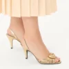 Sandalias Royal en piel napa laminada 85 mm Sandalias Royal en piel napa laminada 85 mm