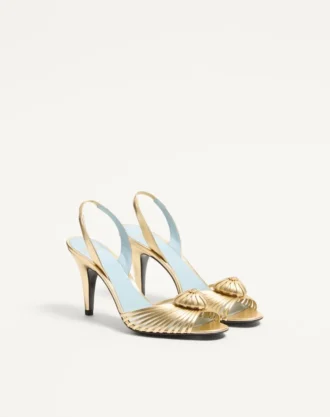 Sandalias Royal en piel napa laminada 85 mm Sandalias Royal en piel napa laminada 85 mm