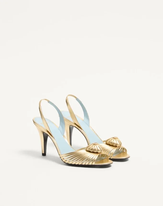 Sandalias Royal en piel napa laminada 85 mm Sandalias Royal en piel napa laminada 85 mm