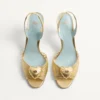 Sandalias Royal en piel napa laminada 85 mm Sandalias Royal en piel napa laminada 85 mm