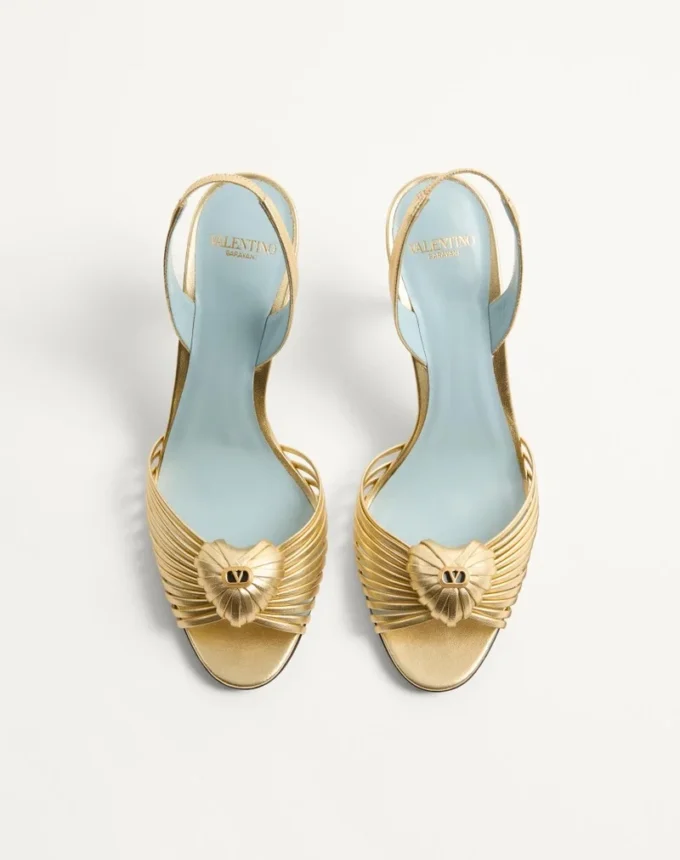 Sandalias Royal en piel napa laminada 85 mm Sandalias Royal en piel napa laminada 85 mm