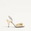 Sandalias Royal en piel napa laminada 85 mm Sandalias Royal en piel napa laminada 85 mm