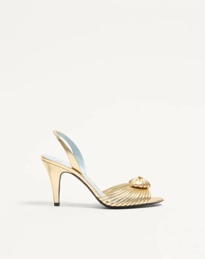 Sandalias Royal en piel napa laminada 85 mm Sandalias Royal en piel napa laminada 85 mm