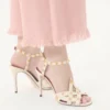 Sandalias Studdy de piel de cabrito de 100 mm