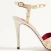 Sandalias Studdy de piel de cabrito de 100 mm