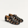 Sandalias Studshield Fisherman de piel de becerro Sandalias Studshield Fisherman de piel de becerro