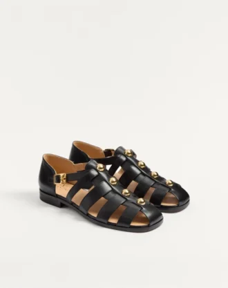 Sandalias Studshield Fisherman de piel de becerro
