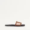 Sandalias Viva Superstar Slide en lona y piel napa Sandalias Viva Superstar Slide en lona y piel napa